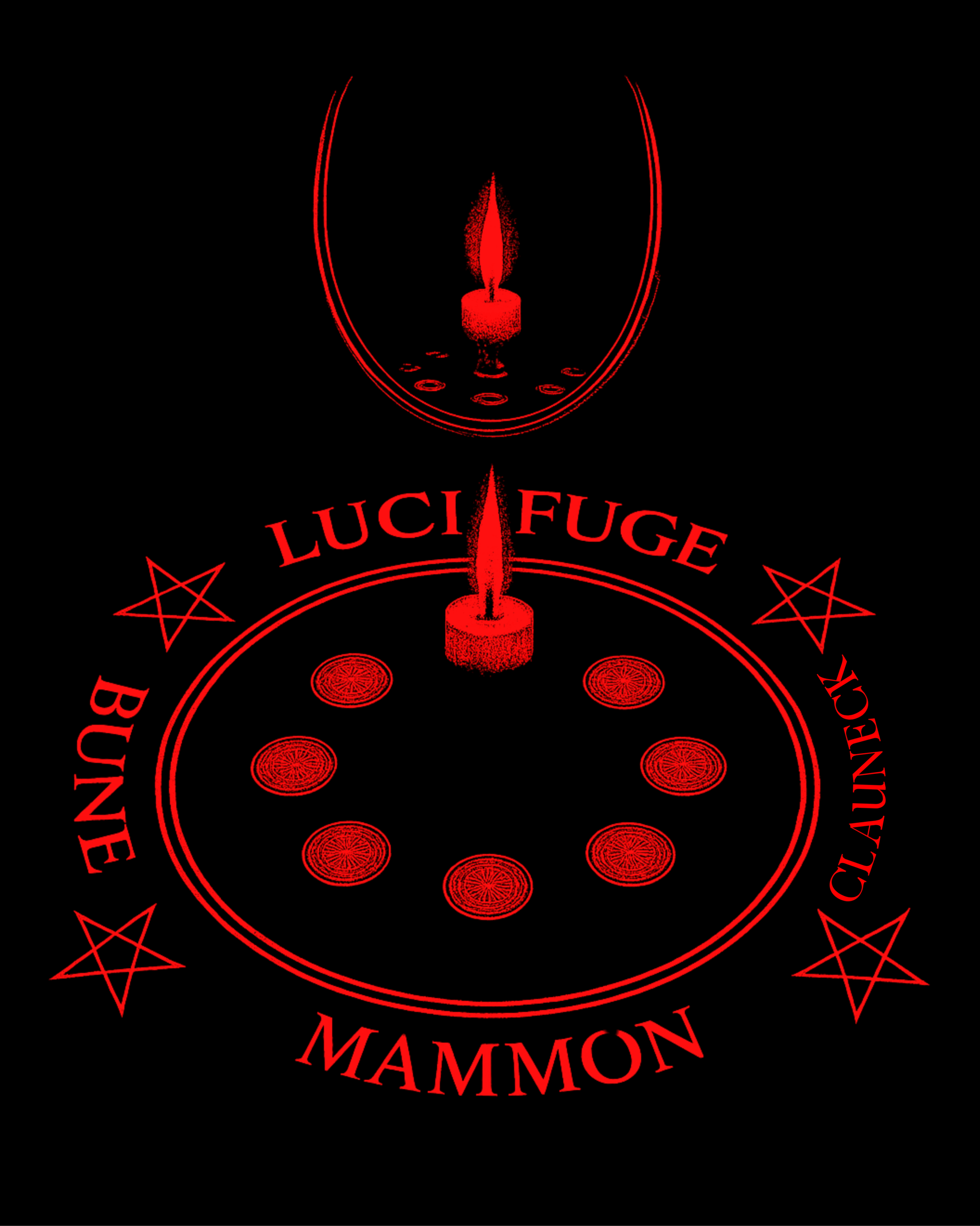 Course cover for Demonic Wealth Engine featuring demonic coins and fire ritual altar Infernal coin ceremony with pact scrolls and wealth demon sigils Ritual working with Clauneck, Bune, Mammon and Lucifuge for financial flow Red candle wealth matrix with demonic invocation setup Occult course banner showing 7-ritual pact system for wealth and prosperity